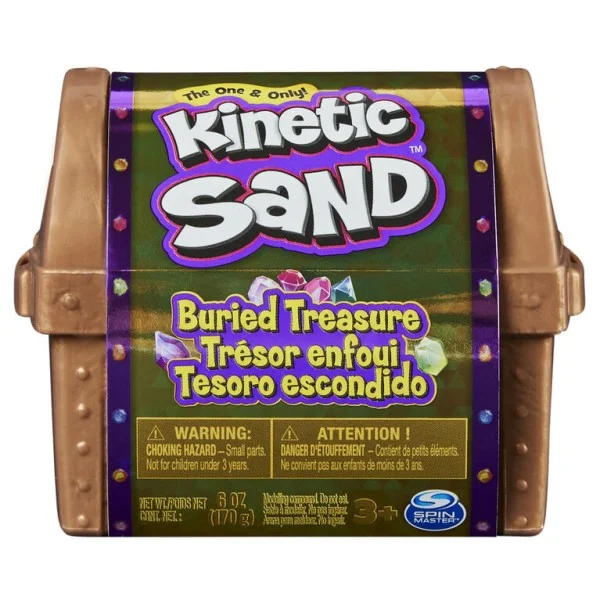 Kinetic Sand Burried Treasure Assorted, CDU 1 Piece - 6064300-T